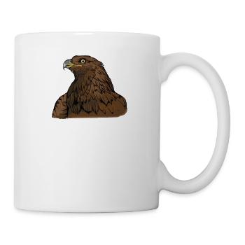 Steinadler I Goldadler Greifvogel Motiv für - Tasse - Weiß - Rechts
