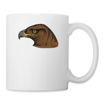 Steinadler I Goldadler Greifvogel Motiv für - Tasse - Weiß - Rechts