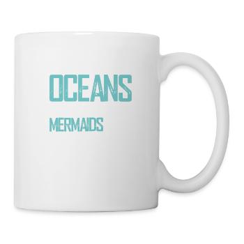 save the ocean meerjungfrau - Tasse - Weiß - Rechts