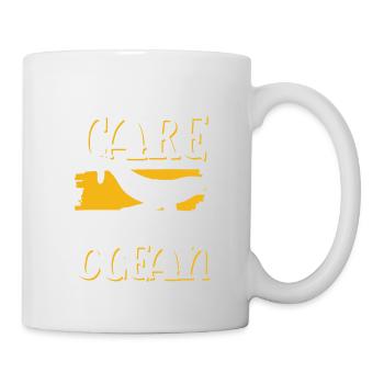 Save the Ocean Saying - Mug - white - Right