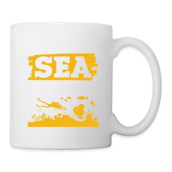 Save the Ocean Saying - Mug - white - Right