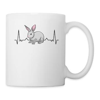 Rabbit Heartbeat Bunny - Mug - white - Right