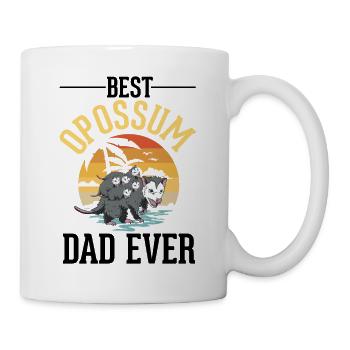 Meilleur opossum Papa Possum Marsupial - Mug blanc - blanc - Droite