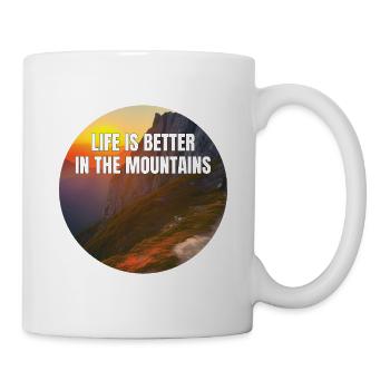 Mountains Hiking Mountain Hiking Hiking Mountain Hikers - Mug - white - Right