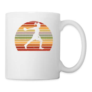 Diskuswerfer Geschenk Diskuswerfen - Tasse - Weiß - Rechts