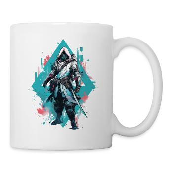 Epic Gamer Cyber Assassin in Pastel Blue - Mug - white - Right