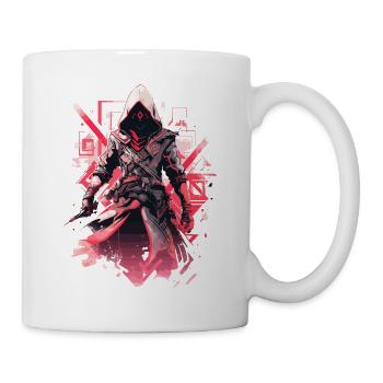 Epic Gamer Cyber Assassin Digital in Red - Mug - white - Right