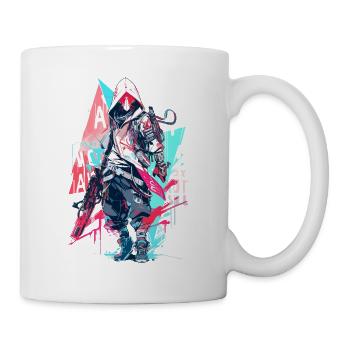 Epic Gamer Cyber Assassin Punk Street Style - Mug - white - Right