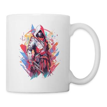 Epic Gamer Cyber Assassin from the Future - Mug - white - Right