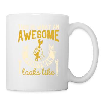 This is what a great craftsman looks like Job Completion - Mug - white - Right