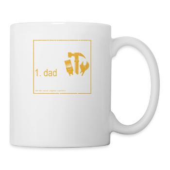 Handyman Definition Beschreibung Funny Dad - Tasse - Weiß - Rechts