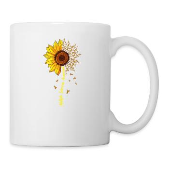 Multiple Sclerosis Awareness Sunflower MS Lover - Mug - white - Right