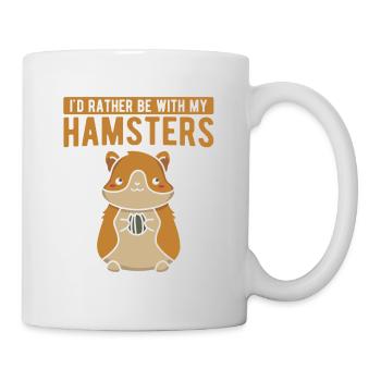Nagetier Hamster - Tasse - Weiß - Rechts