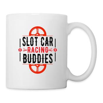 Slot Car Racing Buddies Racer Gift Idea - Mug blanc - blanc - Droite