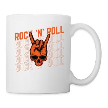 Rock 'n' Roll Musik, Tanzen, Konzert, Festival - Tasse - Weiß - Rechts