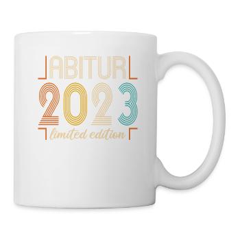 Abitur Gymnasium Damen und Herren Abi 2023 - Tasse - Weiß - Rechts