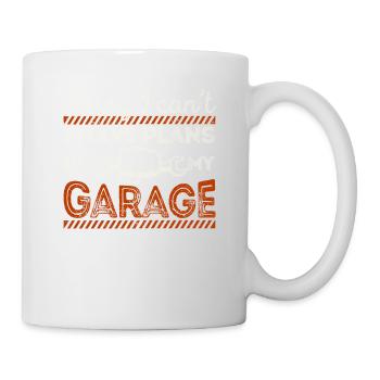 Désolé, je ne peux pas, j’ai des projets dans mon - Mug blanc - blanc - Droite