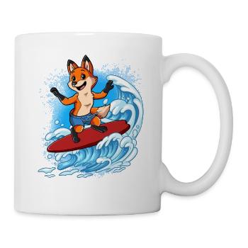 Surfeurs de vagues Surfeurs Surfeurs - Mug blanc - blanc - Droite