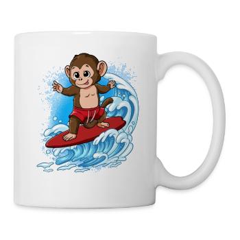 Surfeurs de vagues Surfeurs Surfeurs - Mug blanc - blanc - Droite