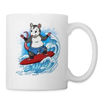 Surfeurs de vagues Surfeurs Surfeurs - Mug blanc - blanc - Droite