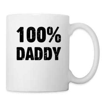 100% Daddy - Father's Day Daddy - Mug - white - Right