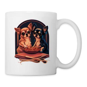 Chihuahua | Spaghetti Liebe | Strolch | Film | - Tasse - Weiß - Rechts