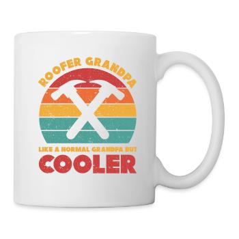 Couvreur Cadeau Travail Artisan Couvreur - Mug blanc - blanc - Droite