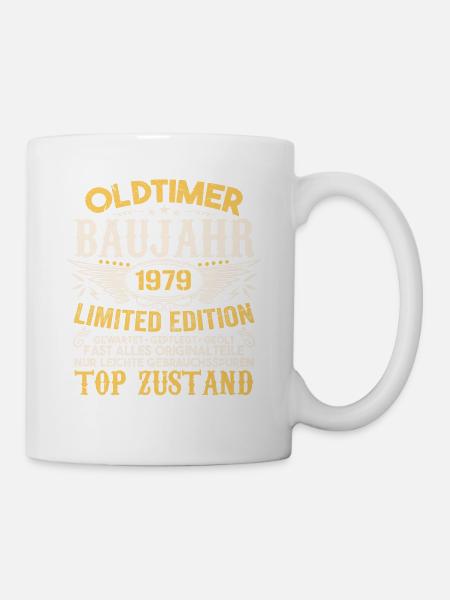 Original 1979 Jahrgang Retro Geburtstag Vintage - Tasse - Weiß