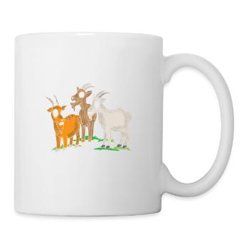 Kawaii Goat Relax We're All Crazy It's Not A - Tasse - Weiß - Rechts