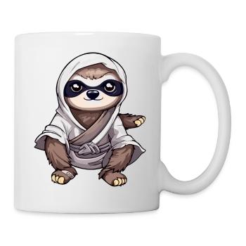 Cloc the ninja sloth - Mug - white - Right