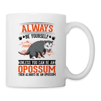Opossum Cadeau Possum Possum - Mug blanc - blanc - Droite