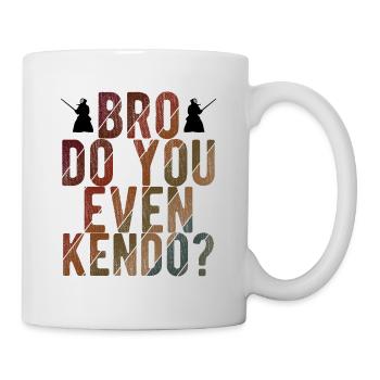 Japanischer Schwertkampf Kendo - Tasse - Weiß - Rechts