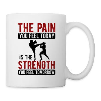Kickboxing - Tasse - Weiß - Rechts