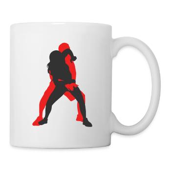 Israelischer Kampfsport Krav Maga - Tasse - Weiß - Rechts