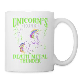 Goth Rock Satan Girl Woman Festivals Death Metal - Tasse - Weiß - Rechts