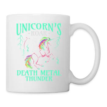 Goth Rock Satan Girl Woman Festivals Death Metal - Tasse - Weiß - Rechts