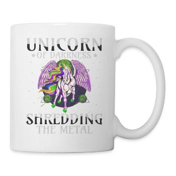 Goth Rock Satan Girl Woman Festivals Death Metal - Tasse - Weiß - Rechts