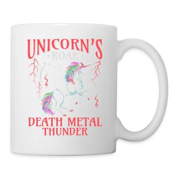 Goth Rock Satan Girl Woman Festivals Death Metal - Tasse - Weiß - Rechts