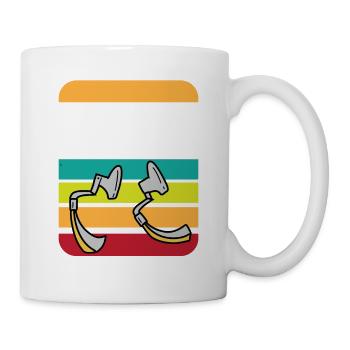Lustiges Amputation und Beinprothesen - Tasse - Weiß - Rechts