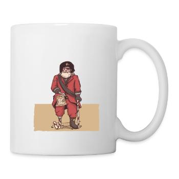 Lustiges Amputation und Beinprothesen - Tasse - Weiß - Rechts