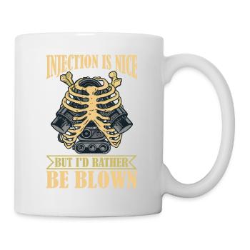 L’injection est agréable mais je préfère être soufflé 6 - Mug blanc - blanc - Droite
