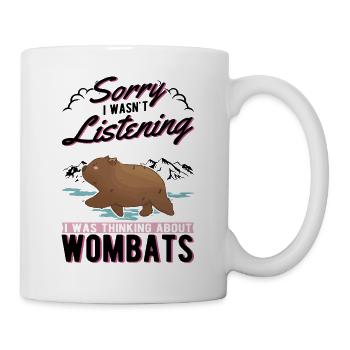 Wombat Australien - Tasse - Weiß - Rechts