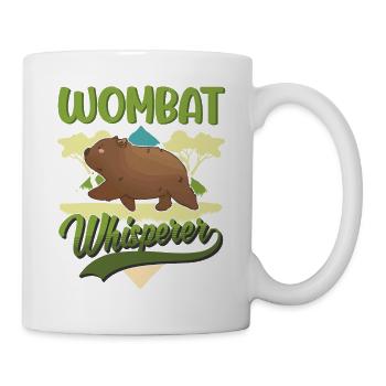 Wombat Flüsterer - Tasse - Weiß - Rechts
