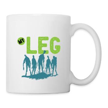 Lustiges Amputation und Beinprothesen - Tasse - Weiß - Rechts