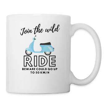 Wild Scooter Ride Scooter Scooter Outfit - Mug - white - Right
