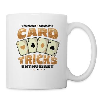 Card Tricks, Enthusiast, Magic Tricks, Wizard - Mug - white - Right