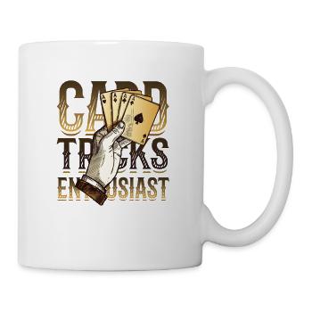 Card Tricks, Enthusiast, Magic Tricks, Wizard - Mug - white - Right