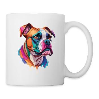 Hunde Boxer Hund lustige Haustier Liebe - Tasse - Weiß - Rechts