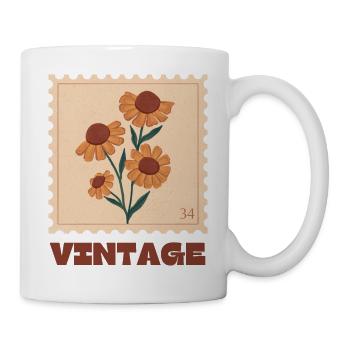 Vintage!² - Tasse - Weiß - Rechts