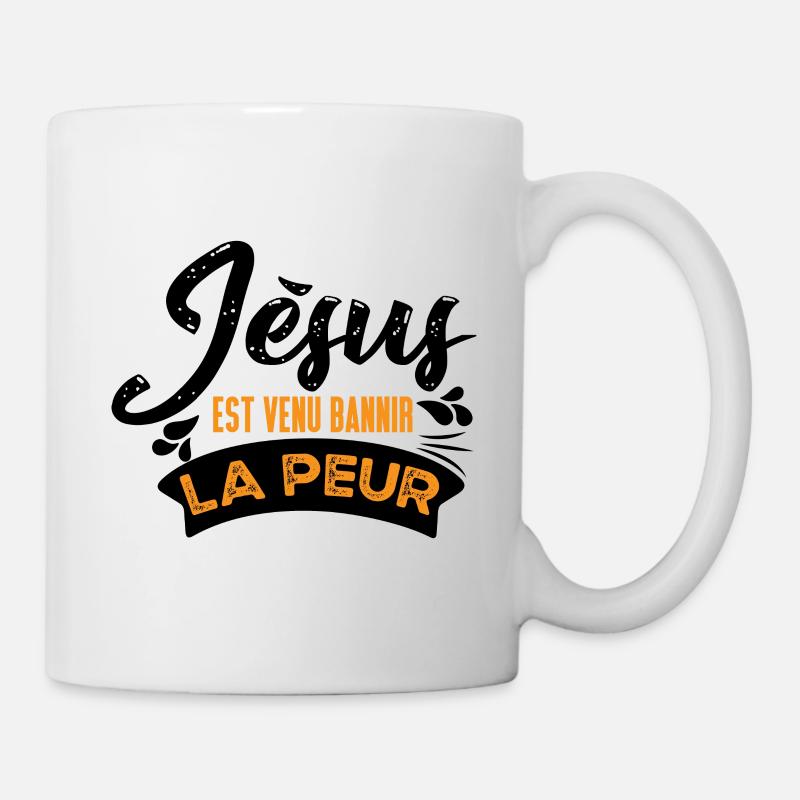Jésus est venu bannir - Mug blanc - blanc